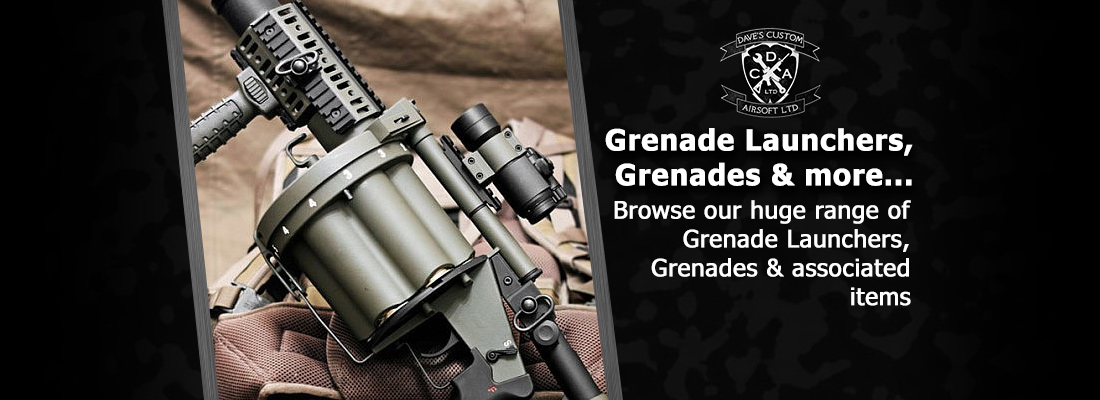 Grenade Launchers, Blank Firing Grenades & Associated Items
