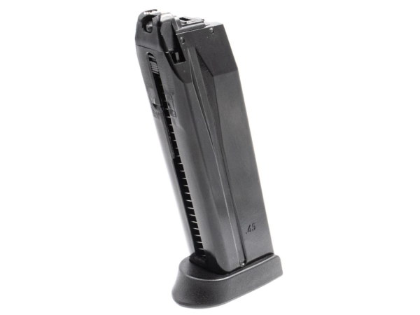 Umarex VFC 24rnd Gas Magazine for HK45 Tactical GBB Pistol (Black)