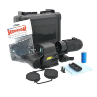 558 Style Holographic + G45 FTS Magnifier Combo Set With Markings (Black / Dark Earth)