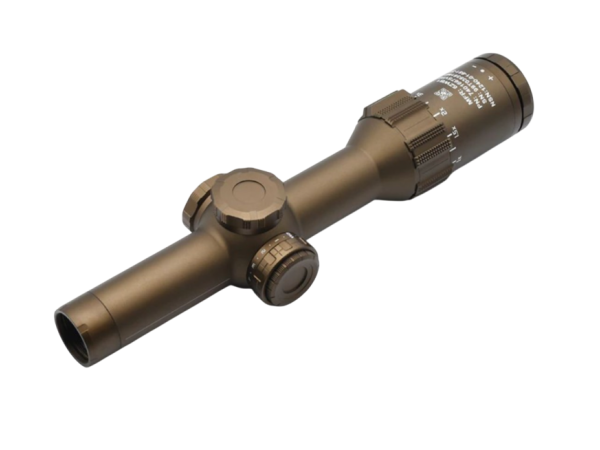 Evolution Gear LPVO FFP TANGO-6T Style 1-6x24 MilSpec Markings (Black / Burnt Bronze) 