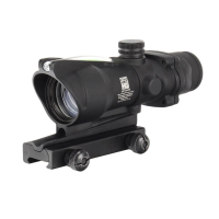 4x Magnified ACOG With Working Red Fibre Optic (Black) 