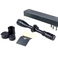 Opp Tactical HT 4-16X44AOE Illuminated Rifle Scope wth 20mm Rail High Mounts, sunshade and Lens Caps
