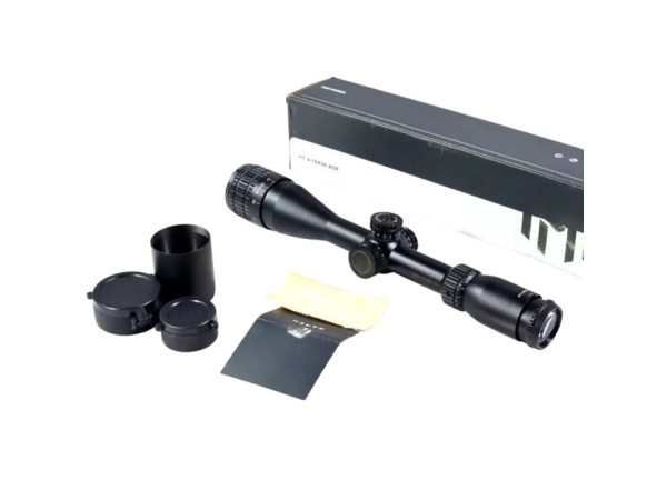 Opp Tactical HT 4-16X44AOE Illuminated Rifle Scope wth 20mm Rail High Mounts, sunshade and Lens Caps