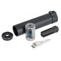 Pre-Order Due 30/04/2026 - 5KU US SOCOM 5.56 Spitfire Tracer Suppressor 14mm CCW (Black) 