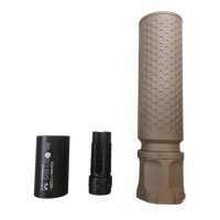 AngryGun QDC/CRS-PRT Silencer 14mm CCW with Acetech Blaster M Tracer (FDE / Black)