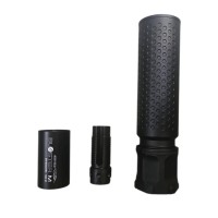 AngryGun QDC/CRS-PRT Silencer 14mm CCW with Acetech Blaster M Tracer (FDE / Black)