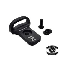 Aluminium M-LOK Mounted Sling Attachment Point (Black / Dark Earth) 