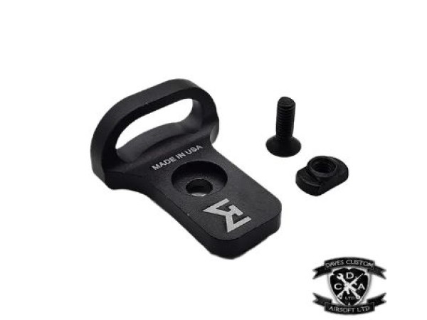 Aluminium M-LOK Mounted Sling Attachment Point (Black / Dark Earth) 