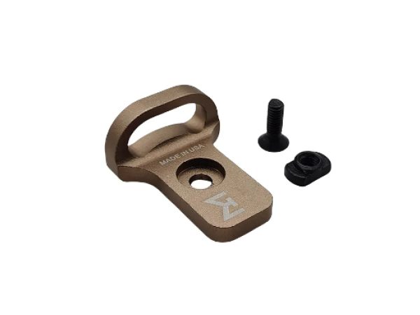 Aluminium M-LOK Mounted Sling Attachment Point (Black / Dark Earth) 