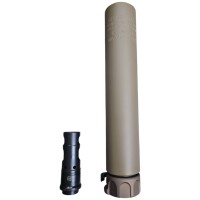 AngryGun SOCOM 762 Dummy Silencer Black / DE (14mm CCW) 