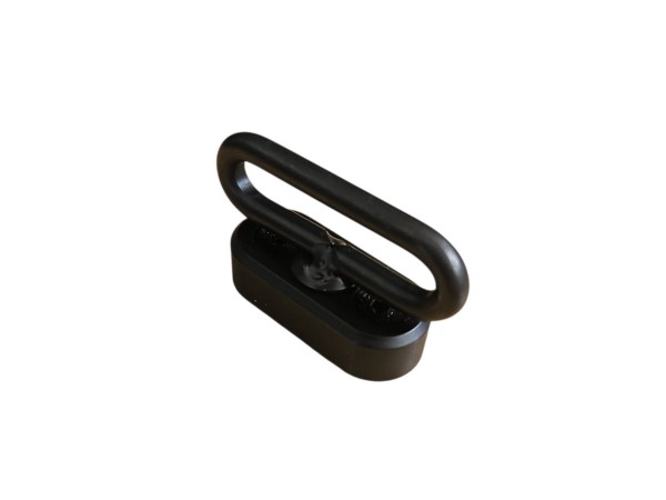 Ares KeyMod Mounted Steel / Aluminium Sling Point (Black) 