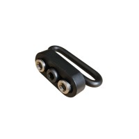 Ares KeyMod Mounted Steel / Aluminium Sling Point (Black) 