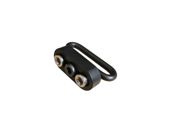 Ares KeyMod Mounted Steel / Aluminium Sling Point (Black) 