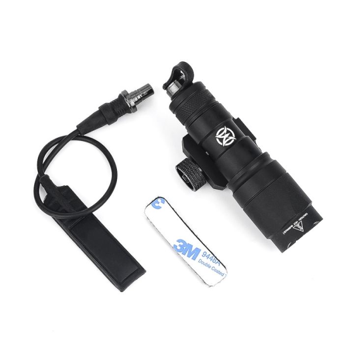 Lampe Tactique LED Mini Scout M300A - Noir - Switch - Neuf 100mm