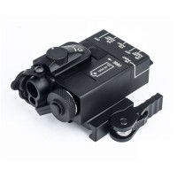 WADSN Aluminium DBAL-Mini Aiming Device with Red Laser, IR Laser and Torch (Black) 