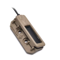 WADSN M0LOK / KeyMod Mounted 45degree Pressure Switch Holder SF or SOLO (Black / Tan) 