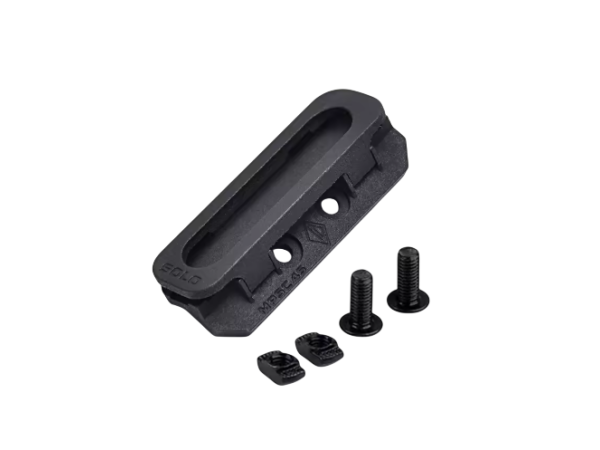 WADSN M0LOK / KeyMod Mounted 45degree Pressure Switch Holder SF or SOLO (Black / Tan) 