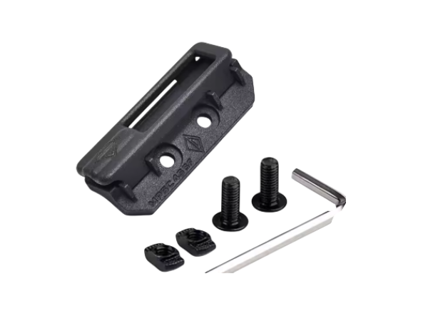 WADSN M0LOK / KeyMod Mounted 45degree Pressure Switch Holder SF or SOLO (Black / Tan) 