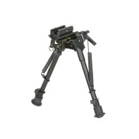 Rokstad Adjustable Harris 11 Position Bipod with 20mm Rail Adapter 