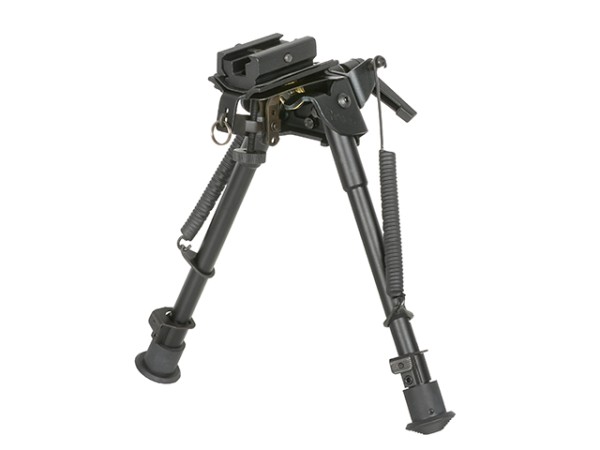 Rokstad Adjustable Harris 11 Position Bipod with 20mm Rail Adapter 