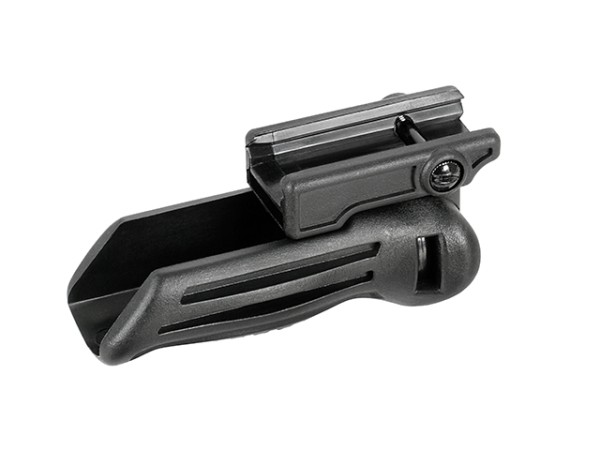 Pre-Order Due 30/04/2026 - CYMA AAC Style 20mm Mounted Folding Vertical Grip (Black) 