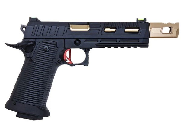 KJ Works KP19 Hi-Capa Optic Ready Gas Blowback Pistol with Compensator 