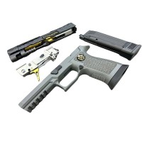 Para Bellum Custom Spectre Comp 4.6" GBB Pistol (Grey / Black / Gold) 