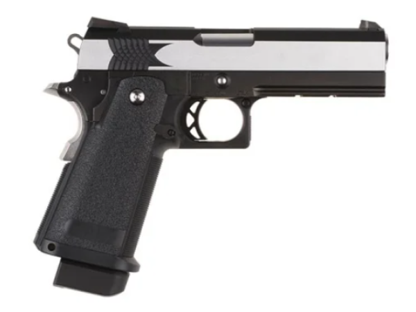 Pre-Order Due 19/09/2026 - Tokyo Marui Hi-Capa Xtreme .45 Full Auto GBB Pistol (Stainless / Black) 