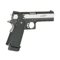Pre-Order Due 19/09/2026 - Tokyo Marui Hi-Capa Xtreme .45 Full Auto GBB Pistol (Stainless / Black) 