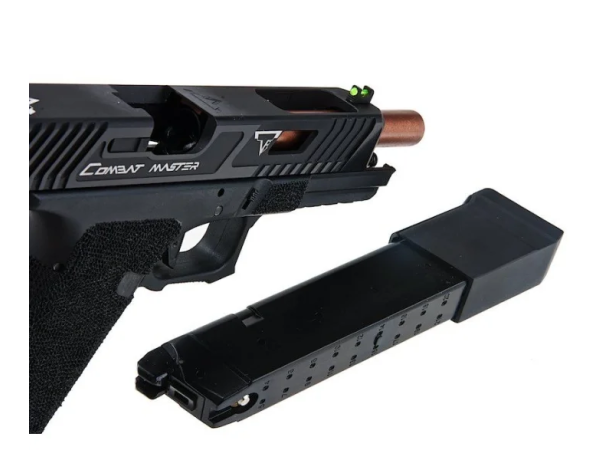 EMG x TTI 34 Series Custom Combat Master Slide with OMEGA Frame pistol Gas (Black) 