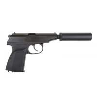 WE Makarov 654K Gas Blowback Pistol (Black) - Ex Display 