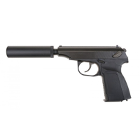 WE Makarov 654K Gas Blowback Pistol (Black) - Ex Display 