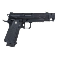 ARCTURUS Vanguard 4.3" Compensator Hi-Capa GBB Pistol - Optics Ready (Black)