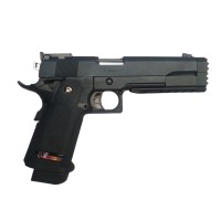 WE Hi-Capa 5.2 GBB Pistol (Black) 