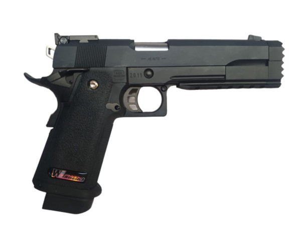 WE Hi-Capa 5.2 GBB Pistol (Black) 