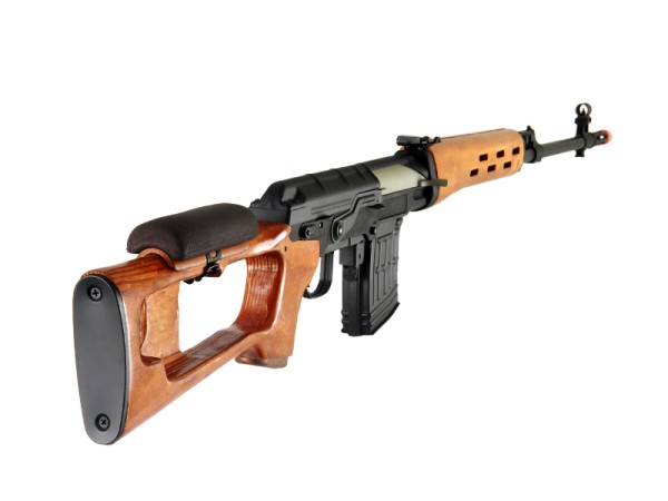 WE SVD Gas Blowback Rifle (Real Wood)