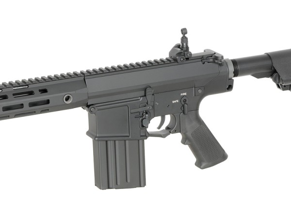 E&C 903 SR-25 Advanced Edition with Programmable Eshooter ETU DMR AEG (Black) E&C 903 SR-25 Advanced Edition with Programmable Eshooter ETU DMR AEG (Black)
