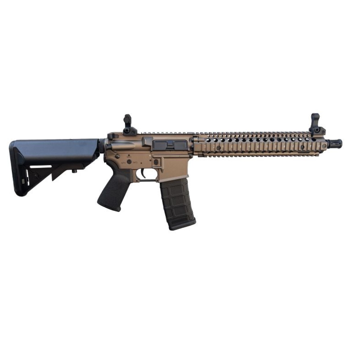 Tan Assault Rifle Assault Rifles (AEG) : EMG x Daniel Defense DDMK18 AEG (Tan ...