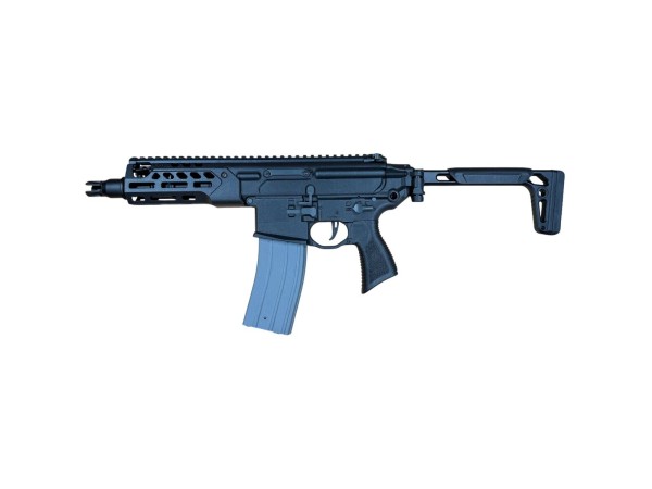 Well PRO MCX Rattler Gas Blow Back Rifle Polymer MWS Compatible (Black)