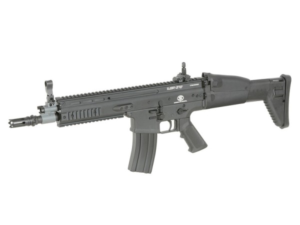CYMA Platinum Cybergun Licensed SCAR L AEG with ESHOOTER ETU (Black) 