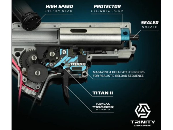 Arcturus X GATE TRINITY ARMAMENT Alpha 15.3" AEG w/ TITAN II Bluetooth MOSFET