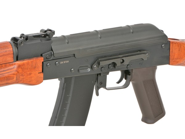 Pre-Order Due 30/04/2026 - CYMA 0.56 AK-74N Full Metal AEG with Eshooter ETU (Real Wood Furniture) 