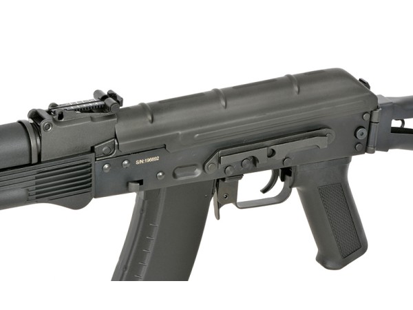 Pre-Order Due 30/04/2026 - CYMA 0.53 AKS-74MN Full Metal AEG with Eshooter ETU (Black)