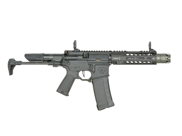 Pre-Order Due 30/04/2026 - EMG / CYMA Platinum Strike industries 7" Raider CQB Gen.2 AEG with Eshooter ETU (Black) 