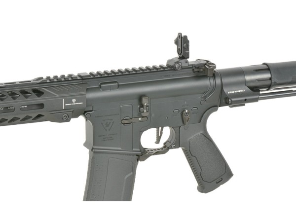 Pre-Order Due 30/04/2026 - EMG / CYMA Platinum Strike industries 7" Raider CQB Gen.2 AEG with Eshooter ETU (Black) 
