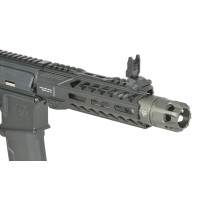 Pre-Order Due 30/04/2026 - EMG / CYMA Platinum Strike industries 7" Raider CQB Gen.2 AEG with Eshooter ETU (Black) 