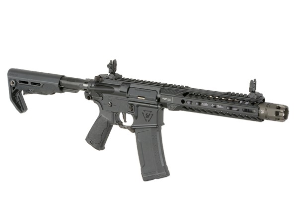 Pre-Order Due 30/04/2026 - EMG / CYMA Platinum Strike industries 10" Raider SBR Gen.2 AEG with Eshooter ETU (Black)