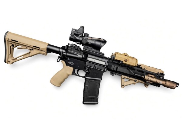 DCA / WELL PRO British L119A2 Style MWS GBB Rifle (Black) 