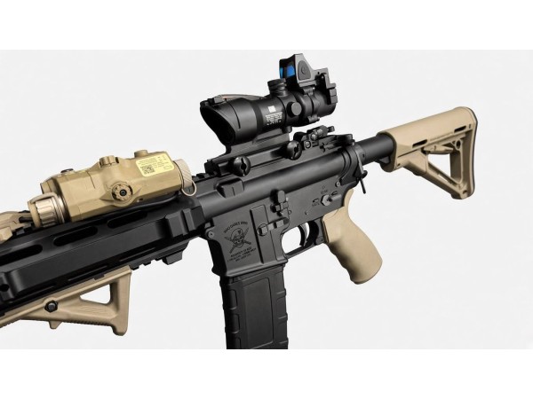 DCA / WELL PRO British L119A2 Style MWS GBB Rifle (Black) 