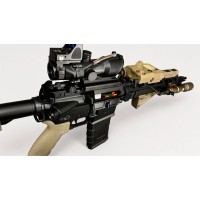 DCA / WELL PRO British L119A2 Style MWS GBB Rifle (Black) 